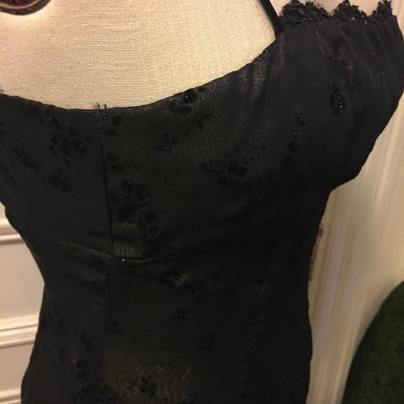 Evening Sparkly Black Dress - Picture 5 of 5